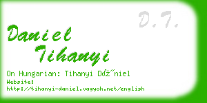 daniel tihanyi business card